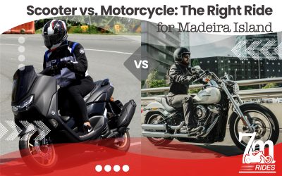 Scooter versus motocicleta: elegir el vehículo adecuado para su aventura en Madeira